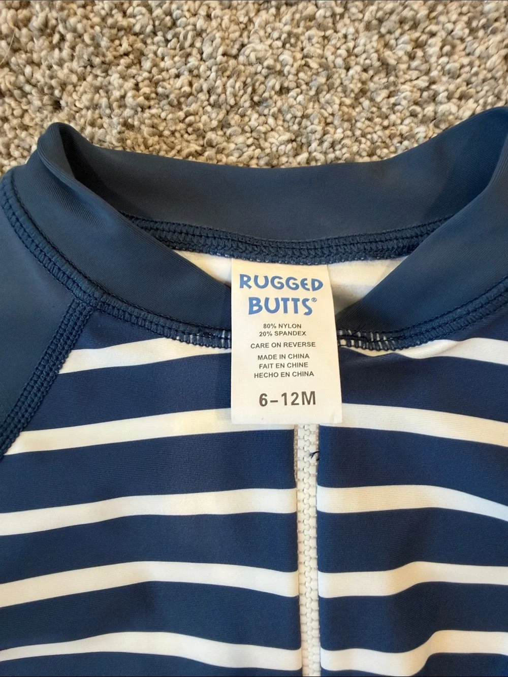 Rugged butts baby boy swim